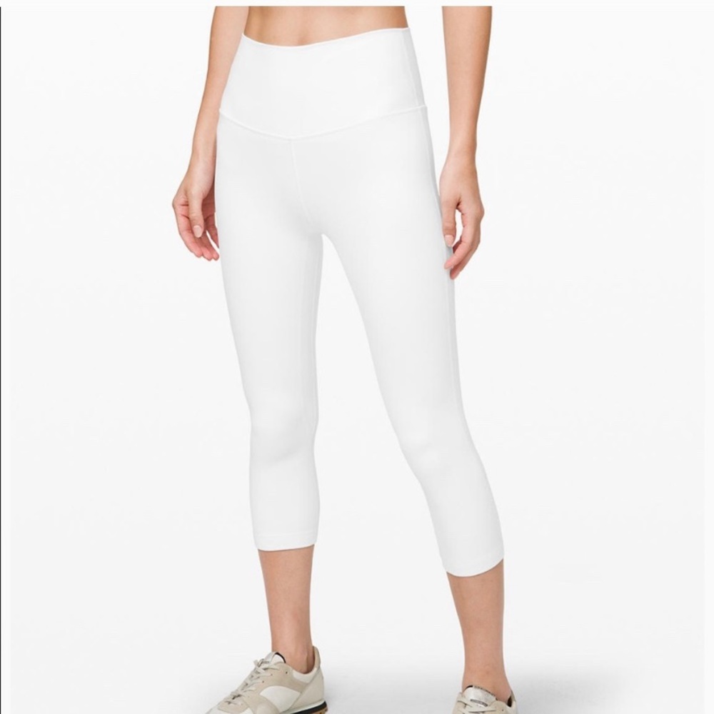 lululemon Align Crop 21” White